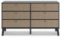 Charlang Six Drawer Dresser Tuscaloosa Furniture Outlet