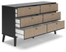 Charlang Six Drawer Dresser Tuscaloosa Furniture Outlet