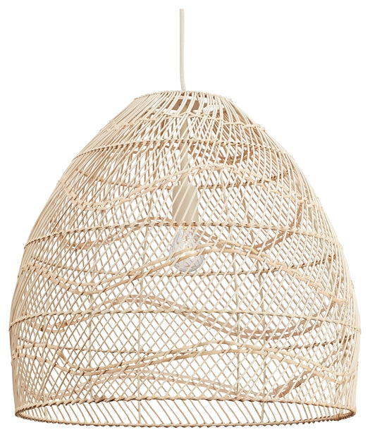 Coenbell Rattan Pendant Light (1/CN) Tuscaloosa Furniture Outlet