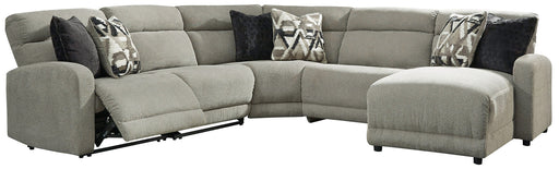 Colleyville 5-Piece Power Reclining Sectional Tuscaloosa Furniture Outlet