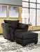 Darcy Chair and Ottoman Tuscaloosa Furniture Outlet