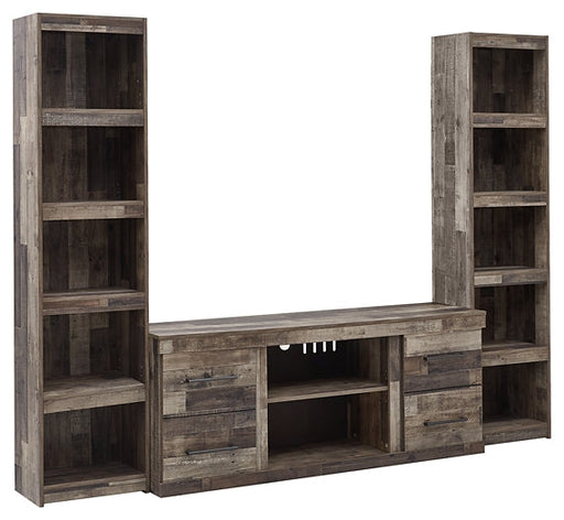 Derekson 3-Piece Entertainment Center Tuscaloosa Furniture Outlet