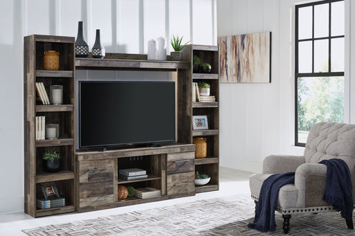 Derekson 4-Piece Entertainment Center Tuscaloosa Furniture Outlet