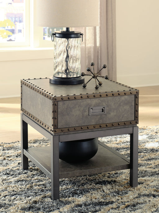 Derrylin Rectangular End Table Tuscaloosa Furniture Outlet