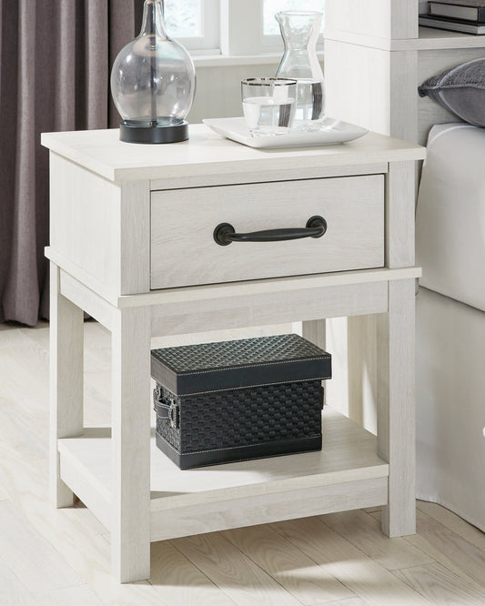 Dorrinson One Drawer Night Stand Tuscaloosa Furniture Outlet