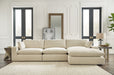 Elyza 3-Piece Sectional with Ottoman Tuscaloosa Furniture Outlet