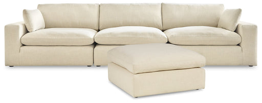 Elyza 3-Piece Sectional with Ottoman Tuscaloosa Furniture Outlet