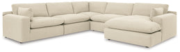 Elyza 5-Piece Sectional with Chaise Tuscaloosa Furniture Outlet