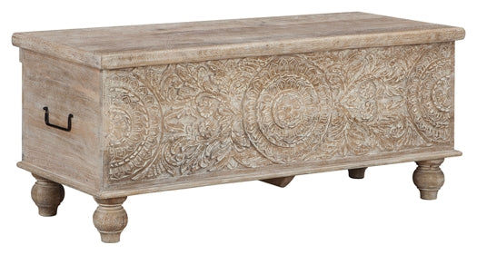 Fossil Ridge Storage Bench Tuscaloosa Furniture Outlet