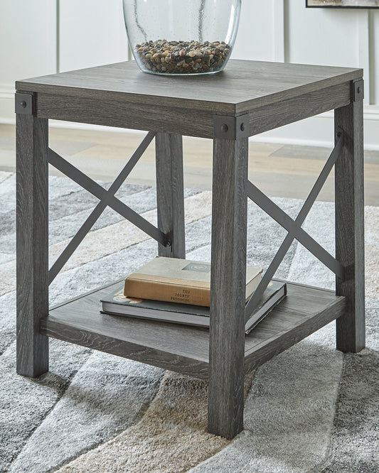 Freedan Square End Table Tuscaloosa Furniture Outlet