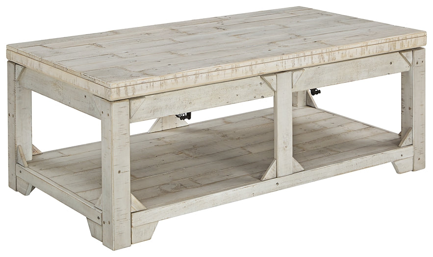 Fregine Coffee Table with 2 End Tables Tuscaloosa Furniture Outlet