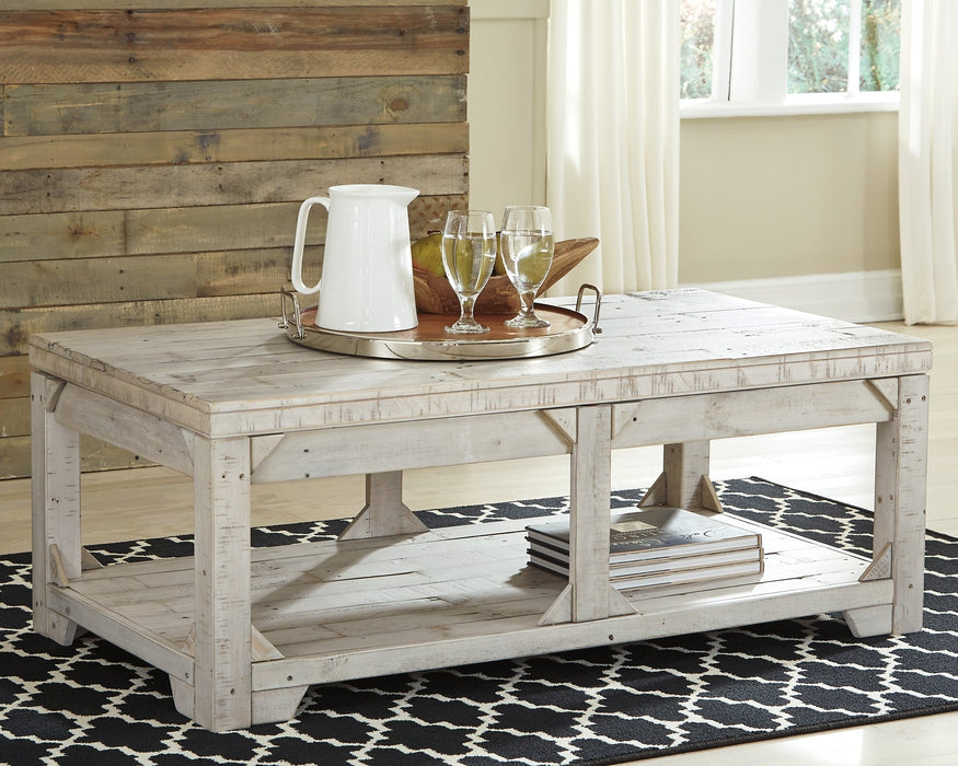 Fregine Coffee Table with 2 End Tables Tuscaloosa Furniture Outlet