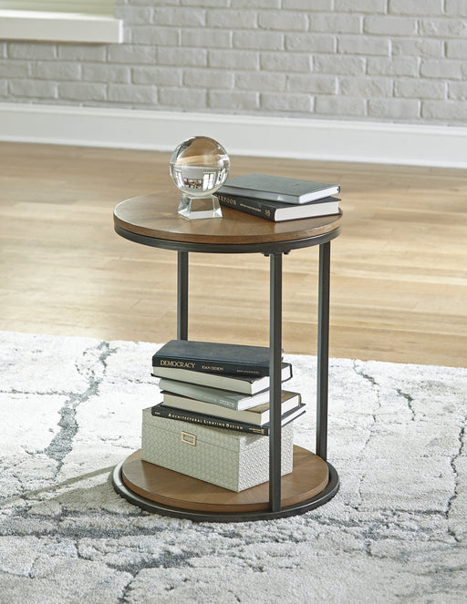 Fridley Round End Table Tuscaloosa Furniture Outlet