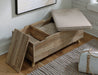 Gerdanet Storage Bench Tuscaloosa Furniture Outlet