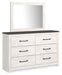 Gerridan Full Panel Bed with Mirrored Dresser Tuscaloosa Furniture Outlet