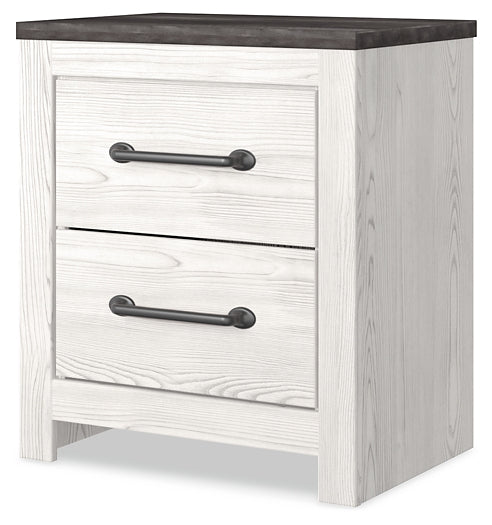 Gerridan Two Drawer Night Stand Tuscaloosa Furniture Outlet