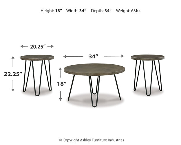 Hadasky Occasional Table Set (3/CN) Tuscaloosa Furniture Outlet