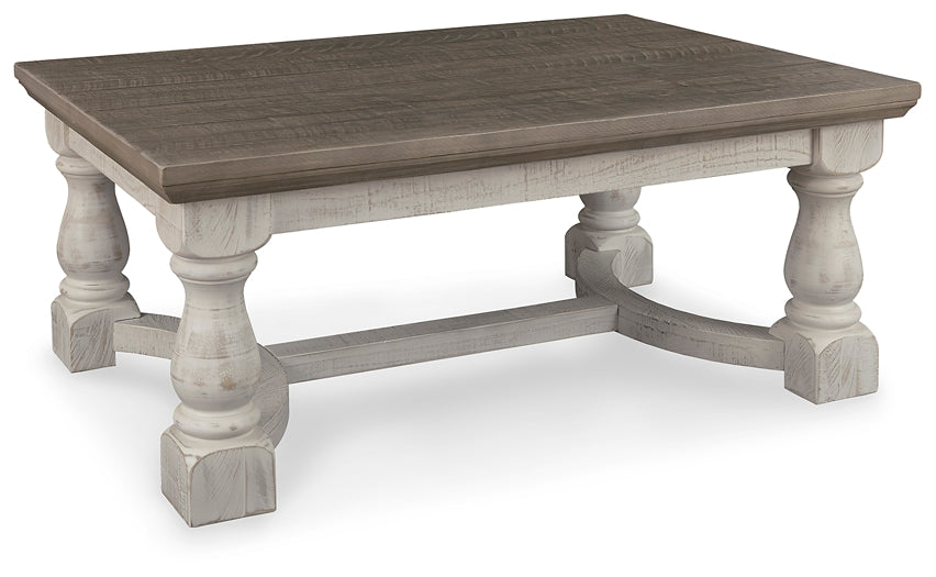 Havalance Coffee Table with 1 End Table Tuscaloosa Furniture Outlet