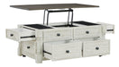 Havalance Coffee Table with 2 End Tables Tuscaloosa Furniture Outlet