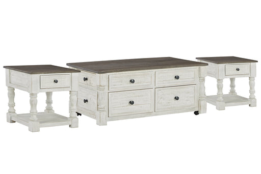 Havalance Coffee Table with 2 End Tables Tuscaloosa Furniture Outlet