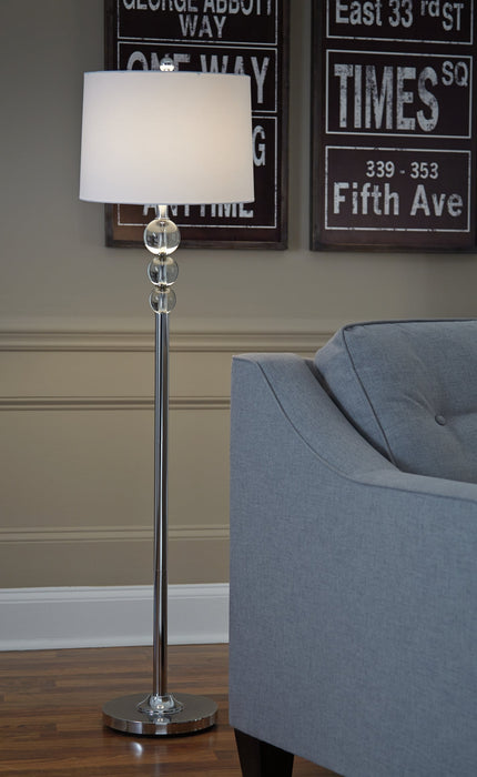 Joaquin Crystal Floor Lamp (1/CN) Tuscaloosa Furniture Outlet