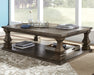 Johnelle Coffee Table with 2 End Tables Tuscaloosa Furniture Outlet