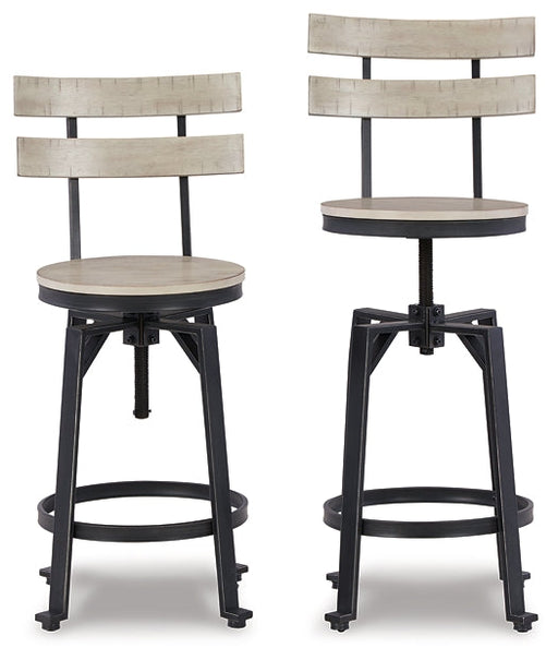 Karisslyn Swivel Barstool (2/CN) Tuscaloosa Furniture Outlet