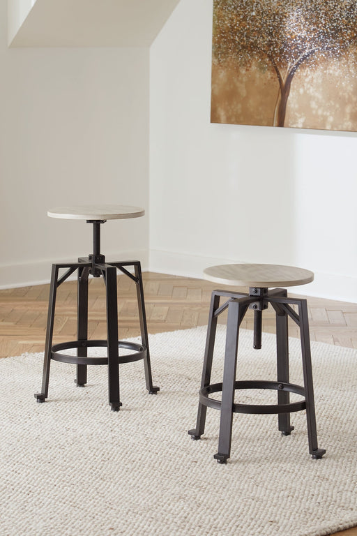 Karisslyn Swivel Stool (2/CN) Tuscaloosa Furniture Outlet