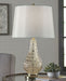 Latoya Glass Table Lamp (1/CN) Tuscaloosa Furniture Outlet