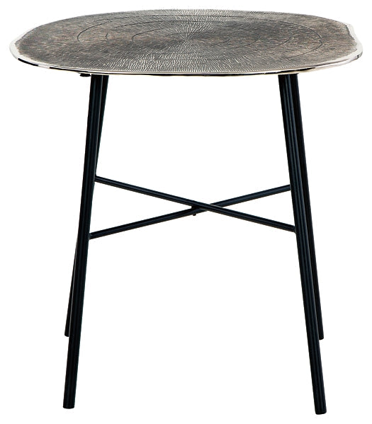 Laverford Round End Table Tuscaloosa Furniture Outlet