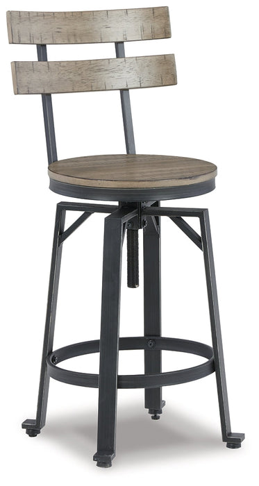 Lesterton Swivel Barstool (2/CN) Tuscaloosa Furniture Outlet