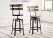 Lesterton Swivel Barstool (2/CN) Tuscaloosa Furniture Outlet