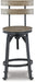 Lesterton Swivel Barstool (2/CN) Tuscaloosa Furniture Outlet