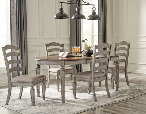 Lodenbay Dining Table and 4 Chairs Tuscaloosa Furniture Outlet