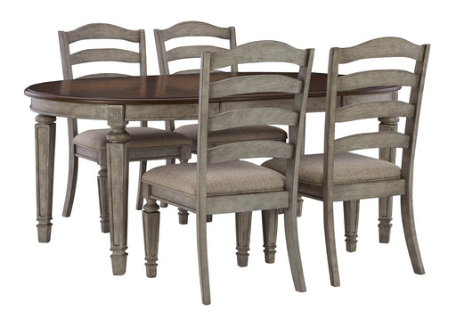 Lodenbay Dining Table and 4 Chairs Tuscaloosa Furniture Outlet