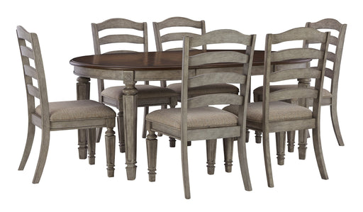 Lodenbay Dining Table and 6 Chairs Tuscaloosa Furniture Outlet