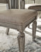 Lodenbay Dining Table and 6 Chairs with Storage Tuscaloosa Furniture Outlet