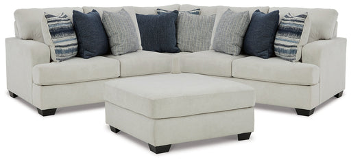 Lowder 3-Piece Sectional with Ottoman Tuscaloosa Furniture Outlet