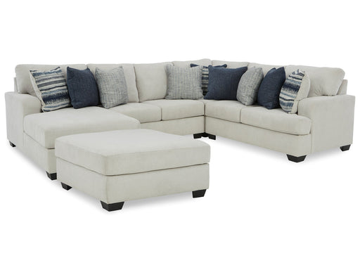 Lowder 4-Piece Sectional with Ottoman Tuscaloosa Furniture Outlet