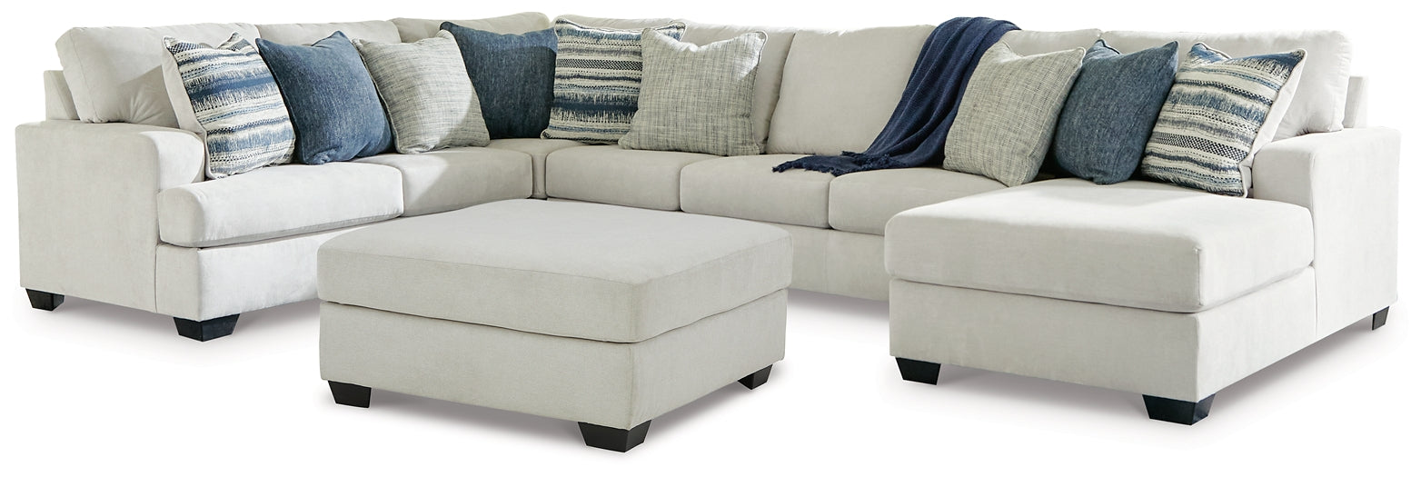 Lowder 5-Piece Sectional with Ottoman Tuscaloosa Furniture Outlet