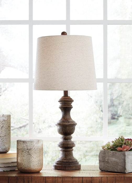 Magaly Poly Table Lamp (2/CN) Tuscaloosa Furniture Outlet