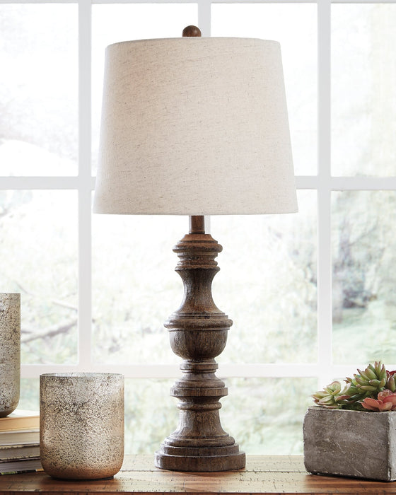 Magaly Poly Table Lamp (2/CN) Tuscaloosa Furniture Outlet