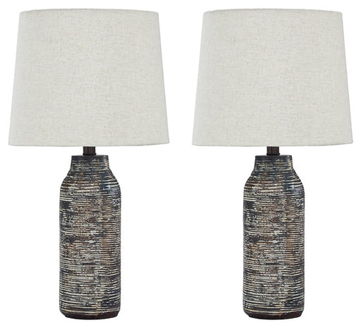 Mahima Paper Table Lamp (2/CN) Tuscaloosa Furniture Outlet