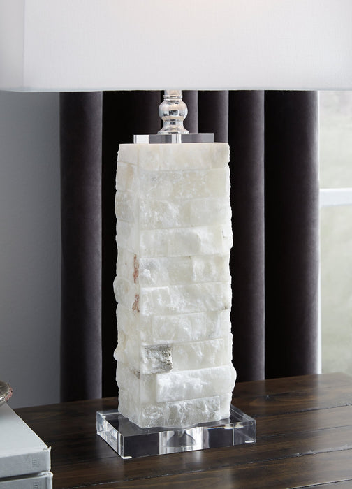 Malise Alabaster Table Lamp (1/CN) Tuscaloosa Furniture Outlet