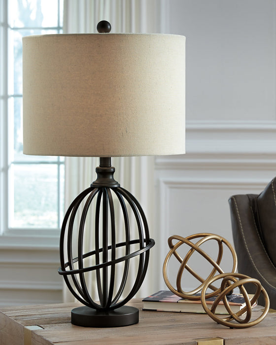 Manasa Metal Table Lamp (1/CN) Tuscaloosa Furniture Outlet