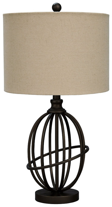 Manasa Metal Table Lamp (1/CN) Tuscaloosa Furniture Outlet