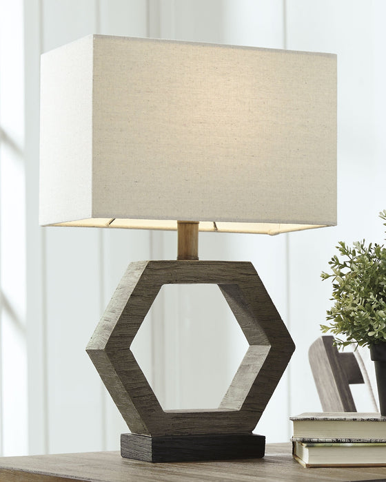 Marilu Poly Table Lamp (1/CN) Tuscaloosa Furniture Outlet