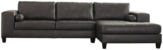 Nokomis 2-Piece Sectional with Chaise Tuscaloosa Furniture Outlet