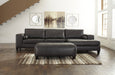 Nokomis 2-Piece Sectional with Ottoman Tuscaloosa Furniture Outlet