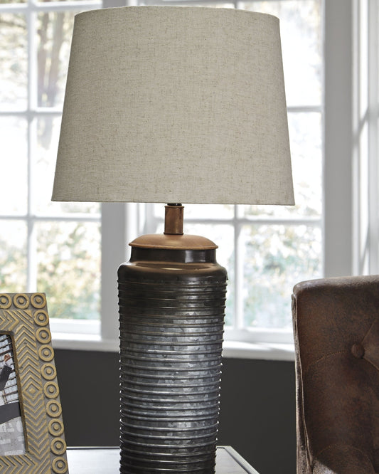 Norbert Metal Table Lamp (2/CN) Tuscaloosa Furniture Outlet